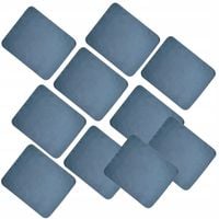 Ściereczki z mikrofibry do czyszczenia okularów 10 sztuk szare