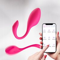 Sex Zabawka Damski Wibrator Jajko z ogonkiem (różowy) - aplikacja JoyHub