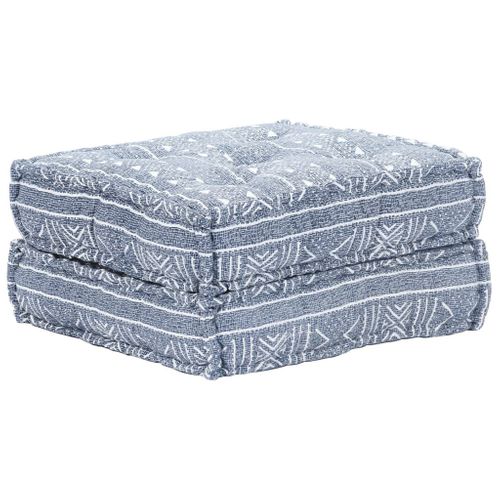 VidaXL 2-osobowa, modułowa sofa patchworkowa, indygo na Arena.pl