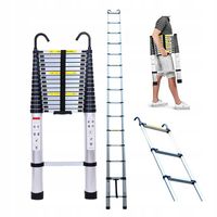 DRABINA TELESKOPOWA 6,2m Aluminiowa kładana przystawna Dayplus + hakiem