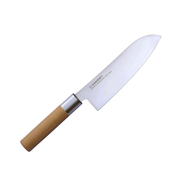 Nóż kuchenny Suncraft SENZO JAPANESE Santoku 167 mm [WA-04] zdjęcie 1