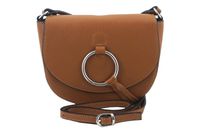 Damska skórzana listonoszka włoska - Brązowa jasna