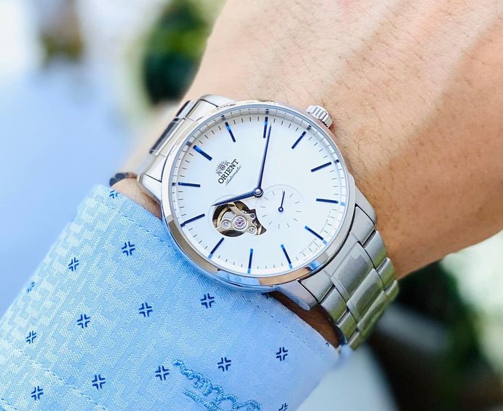 Zegarek Męski Orient Open Heart Automatic RA-AR0102S10B + BOX zdjęcie 4