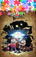 Puzzle tradycyjne Wodogrzmoty - Gravity Falls