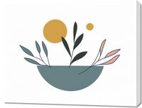 Obraz 90x70cm Miska Roślinności