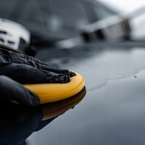 K2 APLIKATOR GĄBKA POLERSKA DO NAKŁADANIA WOSKU DRESSINGÓW zdjęcie 7