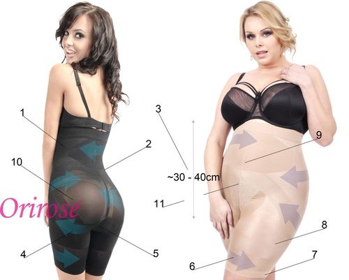 Orirose wysokie Majtki mocno WYSZCZUPLAJĄCE brzuch modelujące uda PUSH-UP na Arena.pl