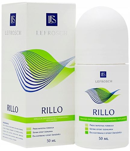 LEFROSCH RILLO antyperspirant w kulce przeciw nadmiernej potliwości 50 ml na Arena.pl
