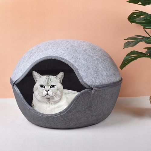 DOMEK DLA KOTA LEGOWISKO CIEPŁE BUDKA POSŁANIE LEGOWISKO ANTYSTRESOWE na Arena.pl