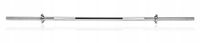 GRYF PROSTY 150cm śr.25mm SZTANGA SAPPHIRE pełny STALOWY gwintowany ZACISKI