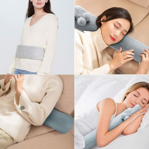 Długi termofor 2L w pluszowym pokrowcu 73 x 14cm na Arena.pl