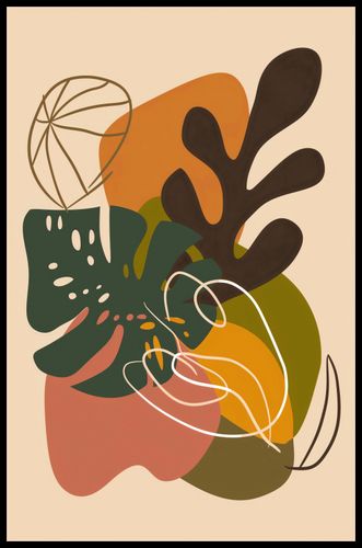 Plakat 53x81cm Leśna Kompozycja na Arena.pl