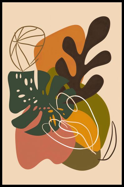 Plakat 53x81cm Leśna Kompozycja zdjęcie 2