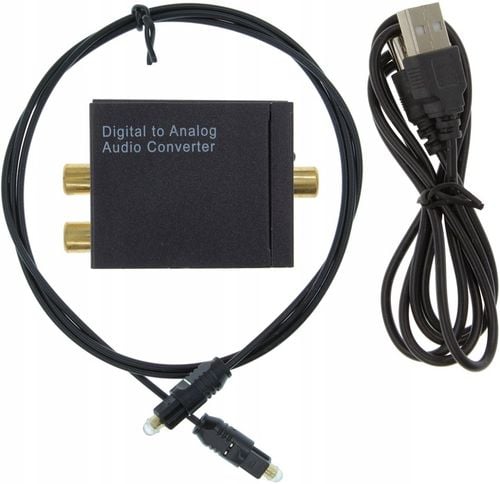 Konwerter Digital to Analog Toslink RCA Słuchawki na Arena.pl