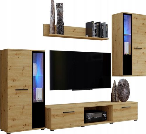 Meblościanka CUBE biały mat meble pokojowe na Arena.pl