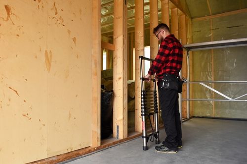 Drabina teleskopowa 11 stopni przystawna składana antypoślizgowa 3,2 m na Arena.pl