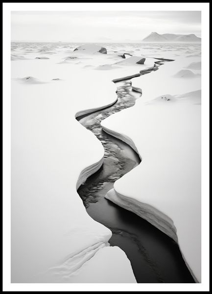 Plakat 70x100cm Szczeliny Mrozu zdjęcie 3