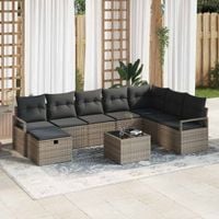 Zestaw Sof z poduszką 6 pcs polirattan