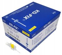 KANIULA WENFLON KD-FIX 24G 0,7x19mm 50 SZTUK ŻÓŁTA ŻÓŁTY