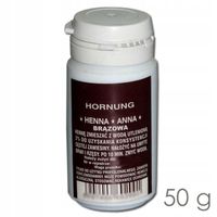 HENNA PROSZKOWA ANNA DO BRWI I RZĘS 50g - BRĄZOWA