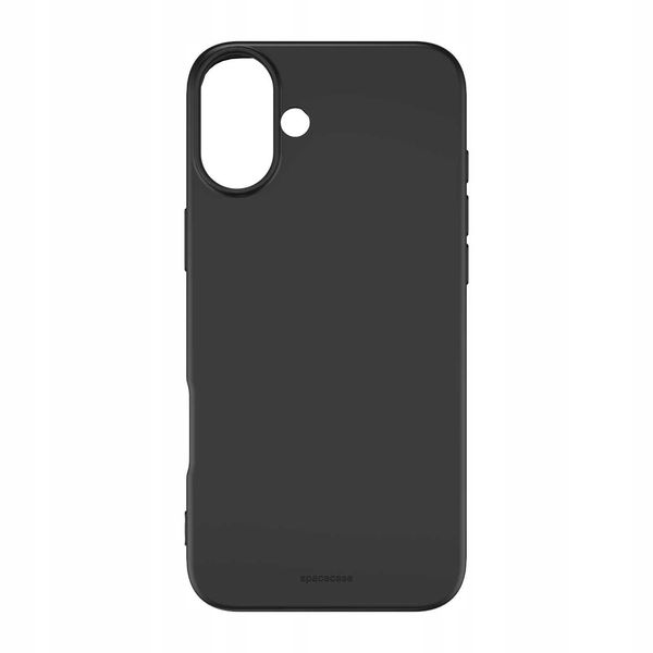 Spacecase Silicone Case Iphone 16 Plus Black zdjęcie 3