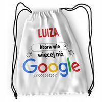 Plecak Dla Luizy Sportowy Szkolny Worek Torba Z Nadrukiem Ze Zdjęciem