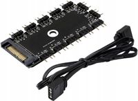 Hub Rozdzielacz SATA 12x aRGB 5V LED 3PIN