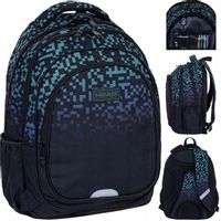 PLECAK SZKOLNY TORNISTER MŁODZIEŻOWY CZARNY 3D DLA CHŁOPCA