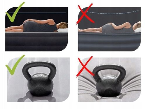 Materac Dmuchany Jednoosobowy Łóżko z Pompką 230V Intex 64426ND MODEL 2024 na Arena.pl