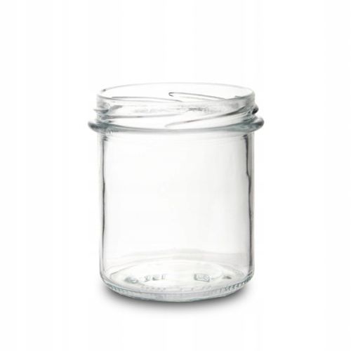 Słoik szklany prosty 350 ml na pasztet miód przetwory mięso + zakrywka na Arena.pl