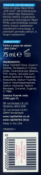 RAPID WHITE Anti Color 75 ml na Arena.pl