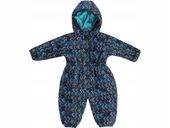 JACKY KURTKA ZIMOWA DLA DZIECI NIEBIESKA W STRZAŁKI