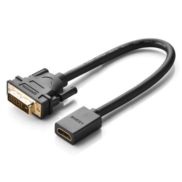 Adapter DVI do HDMI UGREEN 20118, 15cm (czarny) zdjęcie 1