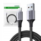 Kabel Ugreen USB - Apple Lightning 2 m czarny