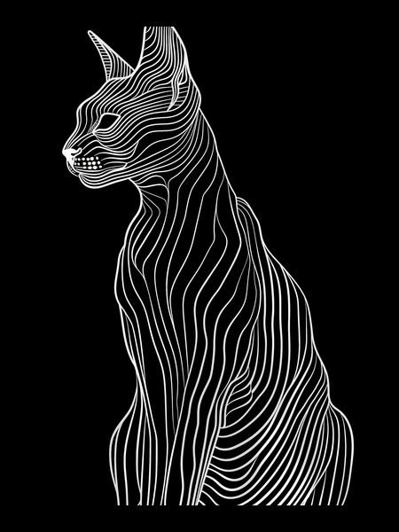 Plakat 13x18cm Minimalny Kontur zdjęcie 2