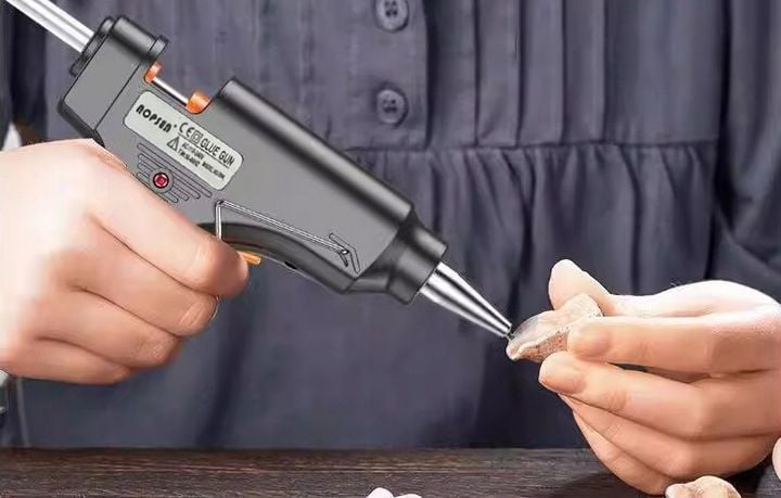 PRECYZYJNY PISTOLET DO KLEJENIA NA GORĄCO KLEJARKA + ZESTAW 20 LASKI KLEJU zdjęcie 9