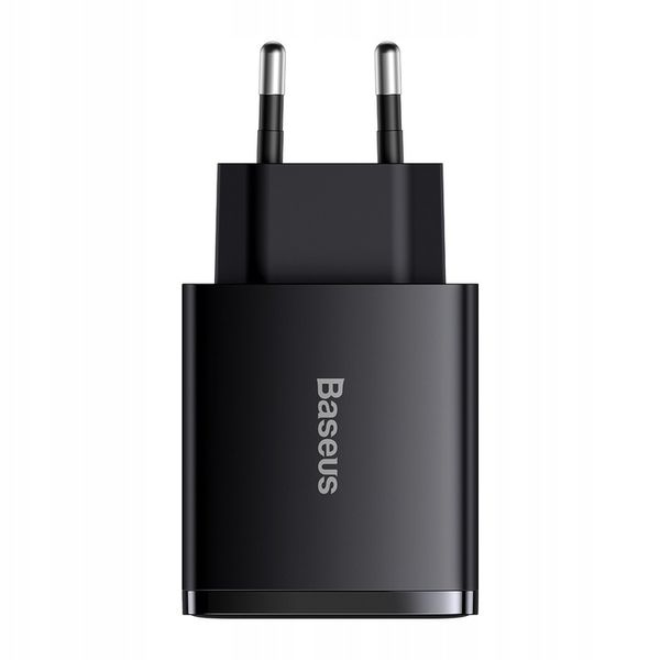 BASEUS SZYBKA ŁADOWARKA SIECIOWA DO TELEFONU 3X USB USB-C 30W PD QC 3.0 AFC zdjęcie 14