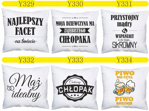 FOTO PODUSZKA cudowny chłopak PREZENT dla niego na Arena.pl