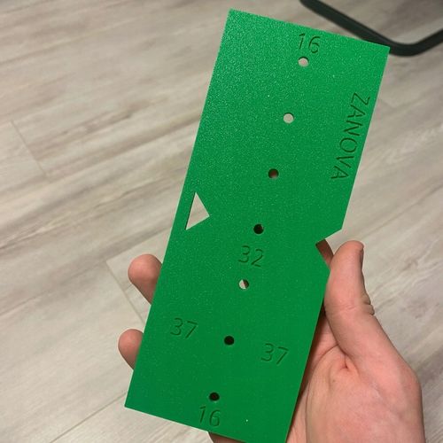 Przymiar do podpórek z regulacją półki 7 x 32mm - Dokładne wiercenie na Arena.pl