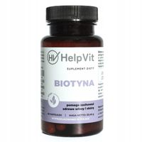 HelpVit Biotyna, Koenzym Q10, Cynk, Witamina D - włosy, skóra, paznokcie
