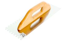 PACA NIERDZEWNA ZĘBATA UCHWYT DREWNIANY 580*130MM ZĄB 8*8 - E-323-6583