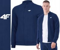 BLUZA MĘSKA 4F DRESOWA BEZ KAPTURA ROZPINANA BOMBERKA CIEPŁA M2631 L