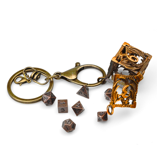 Pojemnik | 4 cm | Metal | Brelok Kości | Dungeons and Dragons na Arena.pl