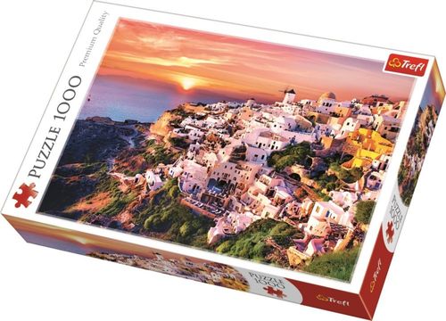 Puzzle 1000 Zachód Słońca Nad Santorini 10435 na Arena.pl