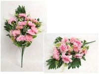 bukiet chryzantema z dodatkami 57cm różowy mh-01b