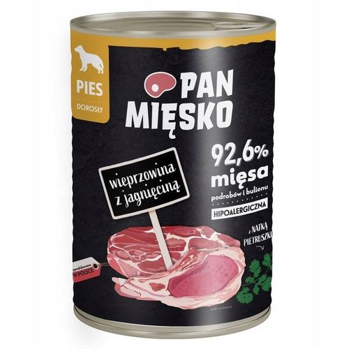 PAN MIĘSKO PAKO MIX KARMA MOKRA DLA PSA MIX 6 SMAKÓW PUSZKA 12 X 400 G na Arena.pl