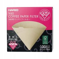 Hario Misarashi filtry papierowe brązowe - V60-02 - kartonik 100 szt