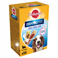 Przysmak dla psa PEDIGREE DentaStix średnie rasy 56szt (8x180g)