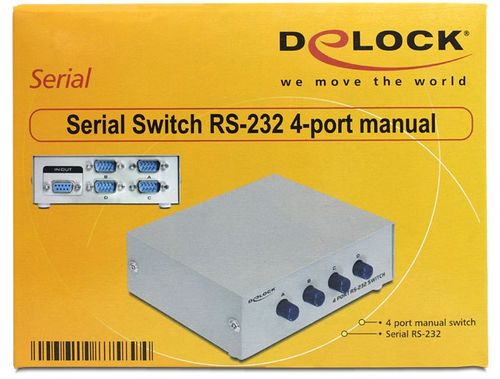 SWITCH DELOCK 4X RS232 SZARY na Arena.pl
