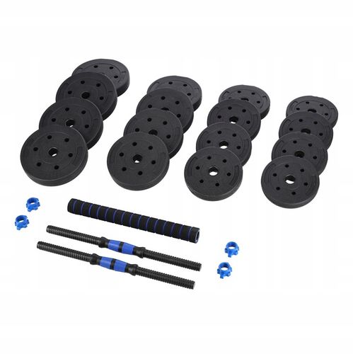 ZESTAW REGULOWANYCH HANTLI + SZTANGA = 30KG na Arena.pl